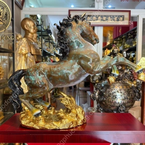 Tượng Ngựa Bằng Đồng Cao Cấp 45cm