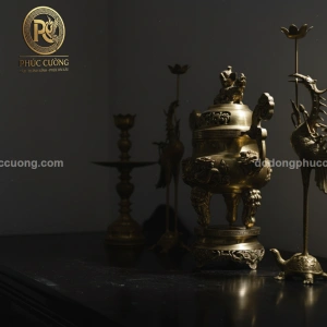 Bộ ngũ sự song long 57 mẫu 3 mộc hoa văn