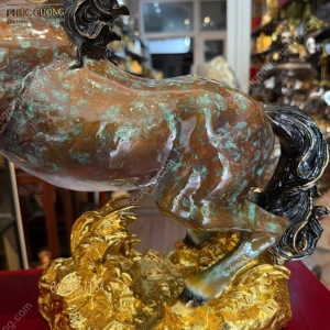 Tượng Ngựa Bằng Đồng Cao Cấp 45cm