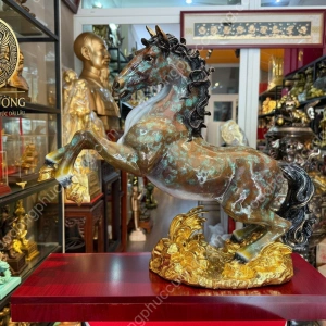 Tượng Ngựa Bằng Đồng Cao Cấp 45cm