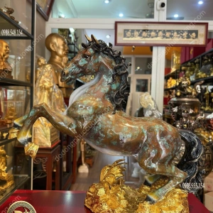 Tượng Ngựa Bằng Đồng Cao Cấp 45cm
