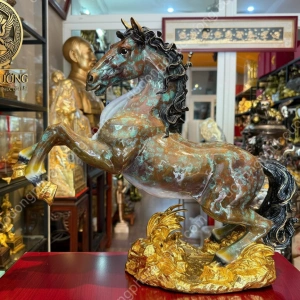 Tượng Ngựa Bằng Đồng Cao Cấp 45cm