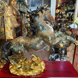 Tượng Ngựa Bằng Đồng Cao Cấp 45cm