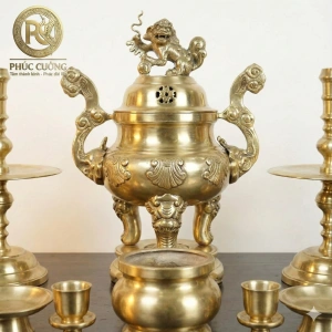 Ngũ sự 45cm nắp tròn - Màu Nguyên Bản