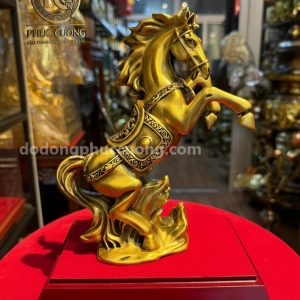 Tượng ngựa 22cm bằng đồng