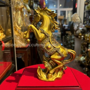 Tượng ngựa 22cm bằng đồng