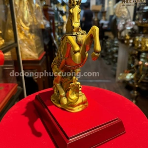 Tượng ngựa 22cm bằng đồng