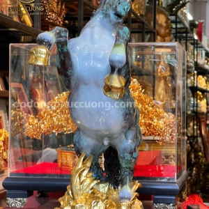 Tượng ngựa bằng đồng xanh