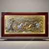 Tranh đồng phong thủy dát vàng 24k Mã đáo thành công