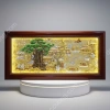 Tranh dát vàng 24k quê hương